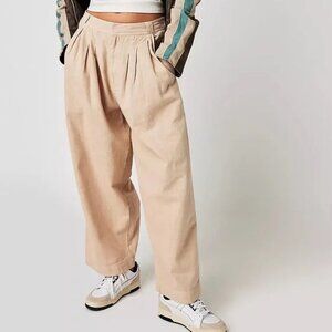 NWT Free People Lotta Love Linen Trouser